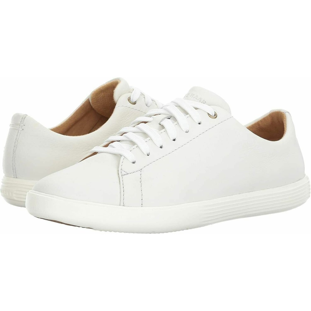 Cole Haan Grand OS Crosscourt II Mens 8 White Leather Sneaker Footwear Shoes NEW - Picture 4 of 10